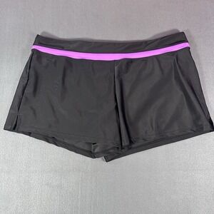 zeroxposur swimwear women Bottom Black &purple